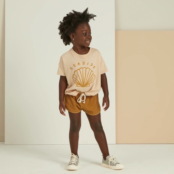 Rylee + Cru Other - Rylee + Cru Terry Track Short – Vintage Inspired (9-12 months)